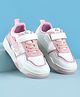 Babyoye Solid Casual Shoes With Velcro Closure - Pink
