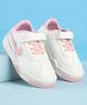 Babyoye Velcro Closure Casual Shoes with Brand Logo Applique - Pink