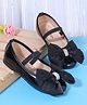 Babyoye Ballerina with Bow Applique - Black