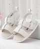 Cute Walk by Babyhug Velcro Closure Solid Booties - White