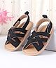 Cute Walk by Babyhug Booties with Velcro Closure - Black