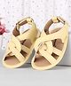 Cute Walk by Babyhug Velcro Closure Solid Booties - Yellow