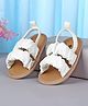 Cute Walk by Babyhug Booties  with Back Strap - White