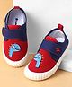 Cute Walk by Babyhug Casual Shoes with Velcro Closure & Dino Applique - Navy Blue