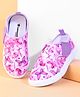 Cute Walk by Babyhug Velcro Closure Casual Shoes With Butterfly Print - Purple