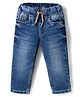 Ruff Denim Full Length Washed Jeans - Blue