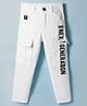 Ruff Cotton Woven Full Sleeves Cargo Pant with Next Generation Print - White