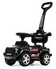 Joyride RoadRanger Plus  Kids 4x4 Push Ride-On Jeep with Music & Horn Steering with Parental Handle Guard Rail Backrest Non Battery Operated Ride On Big Wheels for Kids 1 to 4 Years