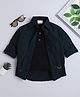 BAATCHEET Cotton Woven Full Sleeves Solid Shirt With Attached Tee - Dark Green
