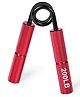 UDKI 200 LB (90 KG) Heavy-Duty Hand Grip Strengthener  Red | Non-Slip Knurled Handles | Metal Forearm & Grip Trainer for Strength Training, Muscle Building & Rehab