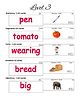 The Brain Growth Club's Knowledge Building Cards - Reading Program  Word Flash Cards  Level 3