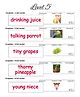 The Brain Growth Club's Knowledge Building Cards - Reading Program  Word Flash Cards  Level 5