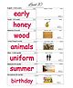 The Brain Growth Club's Knowledge Building Cards - Reading Program  Word Flash Cards  Level 10