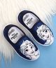 Kidsville Disney Frozen Featuring Elsa Printed Slip On Shoes - Navy Blue