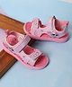 Kidsville Hello Kitty Featuring Character Designed Double Velcro Closure Sandals - Pink
