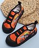 Kidsville Naruto Featuring Character Designed Slip On Shoes - Black & Orange