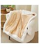 Butterthief Cozy Super Soft Warm Double Layered Sherpa Swaddle Blanket for Newborn Babies - Beige