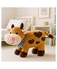 BESTIES 35 cm Standing Trumpet cow Soft Toy Brown
