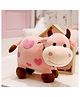 BESTIES 35 cm Standing Trumpet Cow Soft Toy Pink