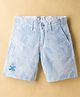 Junior Killer Leaves Printed Shorts - Blue