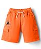 Junior Killer Warrior Patch Detailed Shorts - Orange