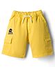 Junior Killer Warrior Patch Detailed Shorts - Yellow