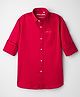 Junior Killer Full Sleeves Solid Slim Fit Shirt - Red