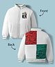 Junior Killer Full Sleeves Comic Panel Printed Bomber Jacket - White