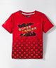 Junior Killer Half Sleeves F1 Car Printed Tee - Red