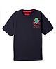 Junior Killer Half Sleeves Typography Printed Tee - Navy Blue