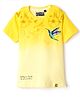 Junior Killer Half Sleeves Floral & Humming Bird Printed Tee - Yellow