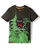 Junior Killer Half Sleeves Ninja Patch Detailed Tee - Olive Green