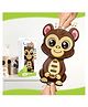 R for Rabbit Orapple Tap N Play Monkey Musical Toy with Four Learning Modes, Multi-Player Option & Smart Auto Shut-Off for Kids - Brown
