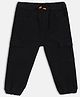 MINI KLUB Cotton Woven Solid  Jeans - Black
