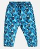 MINI KLUB Cotton Woven Snowy Mountaintops Printed Pants - Blue