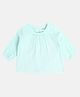 MINI KLUB Cotton Woven Full Sleeves Solid Top - Sea Green