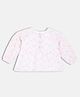 MINI KLUB Cotton Woven Full Sleeves Schiffli Embroidered Top - Pink