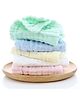 Elementary Premium 6 Layered Ultra Soft Muslin Cotton Wash Cloth Face Towels - Pack of 4 (Colours May Vary)