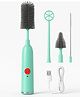 The Little Lookers Electric Baby Bottle Brush Cleaner  360° Rotating, Rechargeable, Water-resistant & Portable (Green)