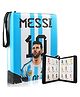 SYGA Messi Design Card Binder  4 Pocket Zipper Album with 50 Removable Sleeves
