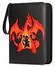 SYGA Dragon Charizard Design Card Binder  4 Pocket Zipper Album with 50 Removable Sleeves