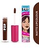 SUGAR POP Matte Lipcolour | Vitamin E | Super-Pigmented | Smudge-proof | 1.6 ml - 17 Cocoa
