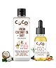 Coco Crush Virgin Coconut Oil, 100ml & Natural Hair Growth Serum, 15ml for Babies | Nourishes Scalp & Strengthens Hair