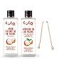 Coco Crush Coconut Oil Pulling Oil & Ayurvedic Peppermint Clove Oil Pulling Oil with Copper Tongue Cleaner (2x200ml)