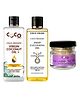 Coco Crush Natural Lavender Face Mask,15g; Deep Cleaning Face Oil,100ml; Virgin Coconut Oil,100ml for Glowing Skin