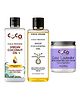 Coco Crush Natural Lavender Face Mask, 50g; Deep Cleaning Face Oil & Virgin Coconut Oil for Glowing Skin (2x100ml)