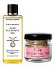 Coco Crush Natural Rose Coconut Face Mask, 15g & Deep Cleaning Face Oil, 50ml for Radiant Skin
