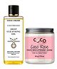 Coco Crush Natural Rose Coconut Face Mask, 50g; Deep Cleaning Face Oil, 200ml | Calm, Clean & Refreshed Skin