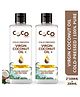 Coco Crush Cold-Pressed Virgin Coconut Oil, 100% Pure & Natural | Pack of 2 - 100ml each (200 ml)