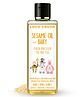 Coco Crush Cold Pressed Sesame Oil for Babies | Pure & Organic Hair and Body Massage Oil (100ml)